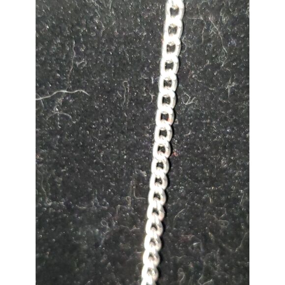 A Silver Tone Chunky Statement Necklace Power Career Evening Metallic - Picture 6 of 10